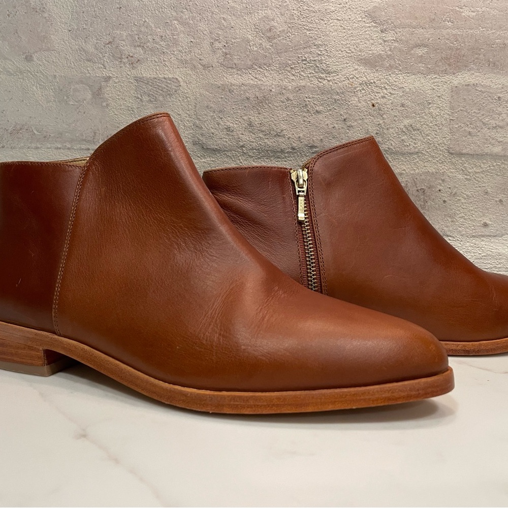Nisolo Ankle Bootie in Brandy size 9.5